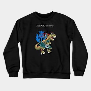 Clanosaurus Rex MacEWENsaurus rex Plaid MacEwen Scotland Ireland Family Tartan Crewneck Sweatshirt